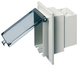 Arlington DBVR1C Clear Outdoor Receptacle Box