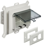 Arlington DBVS1C Clear Outdoor Receptacle Box