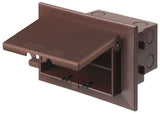 Arlington DHB1BR Brown Low Profile Inbox With Sleeve-Horizontal