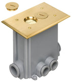 Arlington FLBC101MB Brass Concrete Floor Box