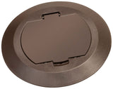 Arlington FLBC4520BR Round Brown Floor Box Cover