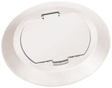 Arlington FLBC4520W White Round Floor Box Cover