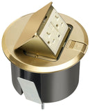 Arlington FLBT6520GMB Round Trapdoor With Brass Cover