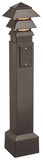 Arlington GPBK35BR 35" Brown Gard-N-Post Bollard Kit