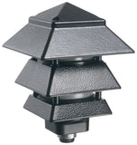 Arlington GPP60LB Pagoda Light Fixture Black