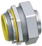 Arlington LT250 2-1/2" Straight Zinc Die-Cast Connector With Insulated Throat