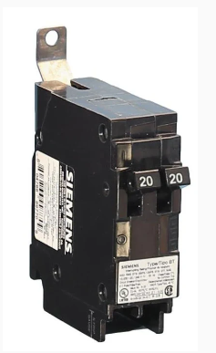 Siemens B2020 20A/20A Twin Bolt On Circuit Breaker