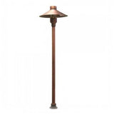 Orbit B225-AZ Brass Mushroom Path Light, Antique Bronze Finish