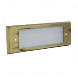 Orbit B700C-AB Step Light Face Plate, Antique Brass Finish