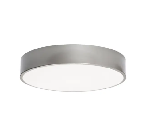 AFX Lighting BAYF14LAJUDSN-BB Bailey 14" LED Flush Mount - Battery Backup - 26W - CCT Selectable - 120-277V - Satin Nickel Finish