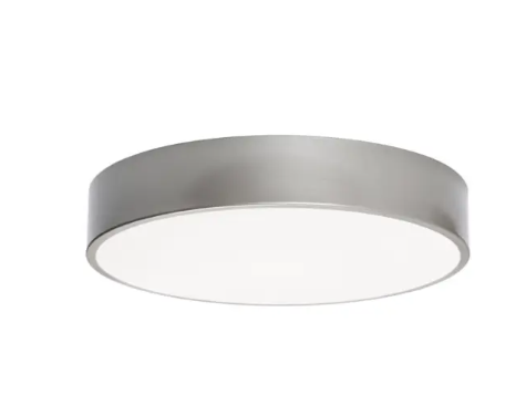 AFX Lighting BAYF14LAJUDSN Bailey 14" LED Flush Mount Light - 26W - CCT Selectable - 120-277V - Satin Nickel Finish