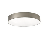 AFX Lighting BAYF30LAJUDSN-MSBB 30-in 45W Bailey Flush Mount w/ MS & BB, 120V-277V, CCT Select, Nickel