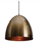 AFX Lighting BKNP16QB Brooklyn 1 Light 16 inch Antique Brass Pendant Ceiling Light