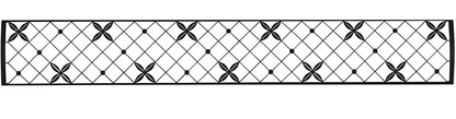Infratech BL4S39 Single Element Traditional Motif Upgrade Kit For 39 Inches Heaters - Black Color Finish