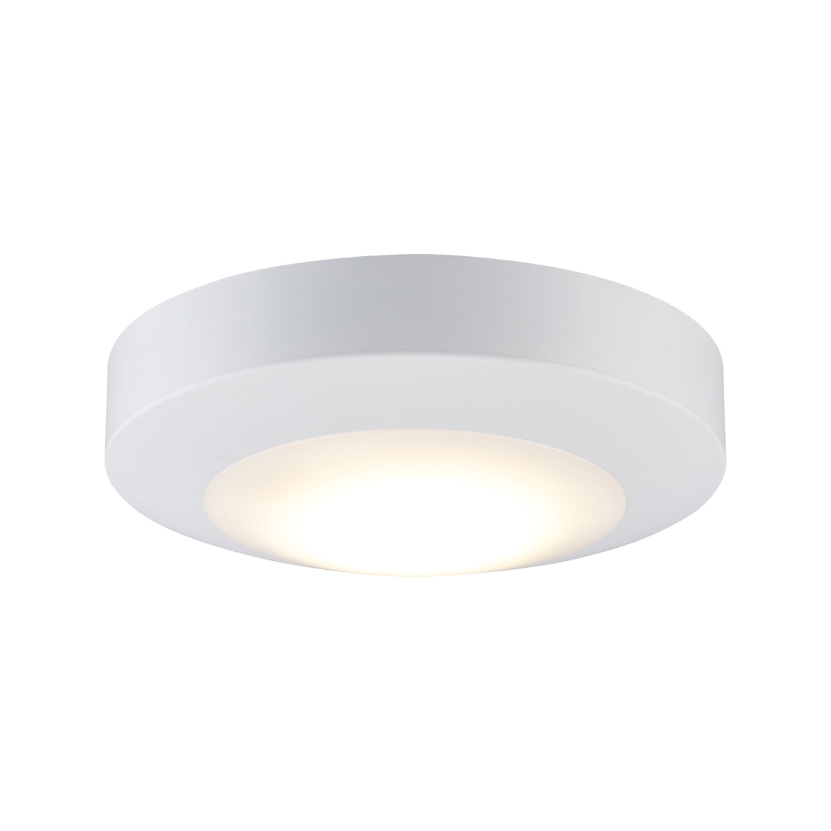 Trans Globe Lighting BNK-LED-30099 WH white LED flush mount ceiling light on