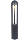 Westgate BOL-608RD-41-MCTP-BK 41 Inch Square Bollard Open Design Wattage/CCT Selectable 10W/18W/25W 3000K/4000K/5000K Black Finish