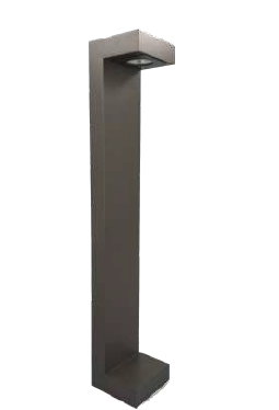 Westgate BOL-700-20-MCTP-BR 20'' Glare-free Path Bollard - Power And CCT Adjustable 6W/12W 100LM/W 3000K/4000K/5000K, Bronze Finish