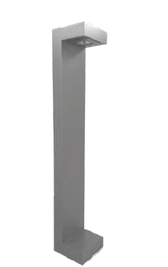 Westgate BOL-700-37-MCTP-SIL 37'' Glare-free Path Bollard - Power And CCT Adjustable 10W/15W/20W, 100LM/W, 3000K/4000K/5000K, Silver Finish
