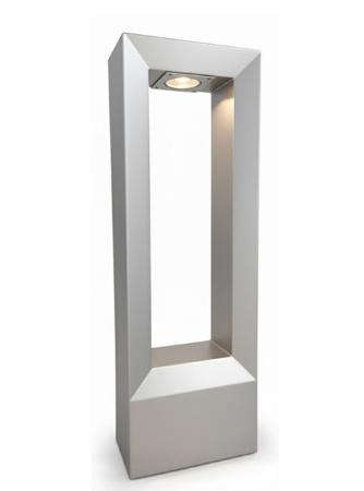 Westgate BOL-800-42-MCTP-SIL 42 Inch LED Path Bollard Light , Selectable Wattage 10W/15W/20W, 80LM/W, 3CCT 30K/40K/50K Silver Finish