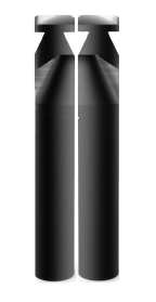 Westgate BOL-G2-140-MCTP-BK G2 Bollard Head Model 140, Selectable Wattage 24W/19W/14W, Multi Color Temperature, Black Finish