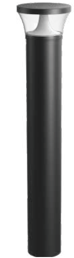 Westgate BOL-G5-101-MCTP-BK G5 Bollard Head Light Model 101 Wattage/CCT Selectable 25W/18W/13W/8W, Multi-Color Temperature, Black Finish