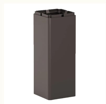 Westgate BOL-G8-SHAFT-20-BR Outdoor G8 20 Inch Bronze Square Bollard Shafta