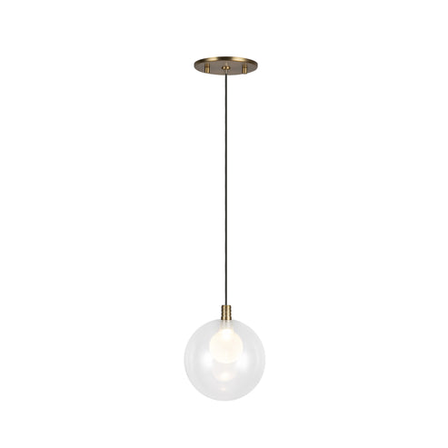 Kuzco Lighting PD3106-BG Bolla 6-in Pendant Ceiling Light - CCT: 3000K - Finish: Brushed Gold
