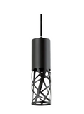 AFX Lighting BONP0407L30D2BK 12W LED Boon Pendant Light, 780 lm, 120V-277V, 3000K, Black