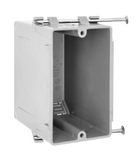 Feit Electric BOX/NW/20/1G 1 Gang 20 Cu. In. New Work Electrical Switch & Outlet Box, Gray Finish