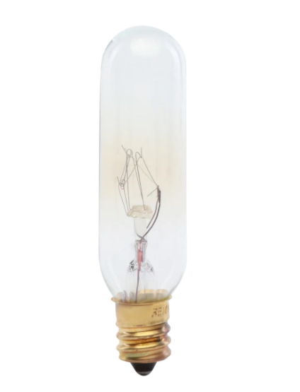 Feit Electric BP15T6-145 Soft White T6 Appliance Light Bulb, Color Temperature 2700K, Wattage 15W, Voltage 145V