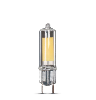 Feit Electric BP20G8.6/830/LED Dimmable G8.6 Base T4 Specialty LED Light, Color Temperature 3000K, Wattage 2W, Voltage 120V