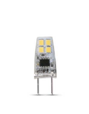 Feit Electric BP20G8/830/LED Warm White G8 Base T4 Capsule Dimmable Specialty LED Light, Color Temperature 3000K, Wattage 2W, Voltage 120V