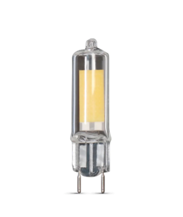 Feit Electric BP25G8/830/LED Warm White Bi-Pin G8 Base T4 Dimmable Specialty LED Light, Color Temperature 3000K, Wattage 2.3W, Voltage 120V