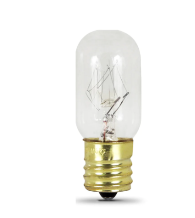 Feit Electric BP25T7N- Warm White  E17 Base T7 Dimmable Incandescent Light Bulb, Color Temperature 3000K, Wattage 25W, Voltage 120V