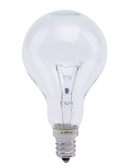 Feit Electric BP40A15C/CL/CF Soft White Clear A15 Dimmable Incandescent Light Bulb, Color Temperature 2500K, Wattage 40W, Voltage 120V