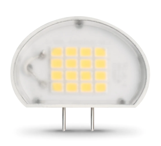 Feit Electric BP50G8/830/LED/HDRP Bright White G8 Base Specialty LED Light Bulb, Color Temperature 3000K, Wattage 4.5W, Voltage 120V