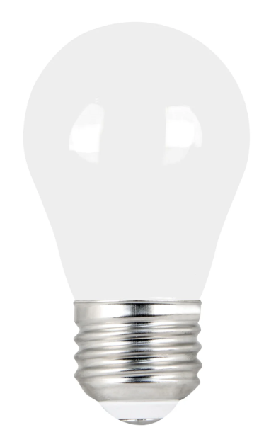 Feit Electric BPA1560W950CAFIL2/RP 60W Replacement A15 Dimmable Daylight Frost Glass Filament Color Temperature 5000K, Wattage 8W, Voltage 120V Pack 2