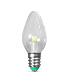 Feit Electric BPC7/G/LEDG2/2 7W Equivalent Candelabra Base Green C7 Holiday & Party LED Light Bulb. Wattage 0.1W, Voltage 120V - 2 Pack
