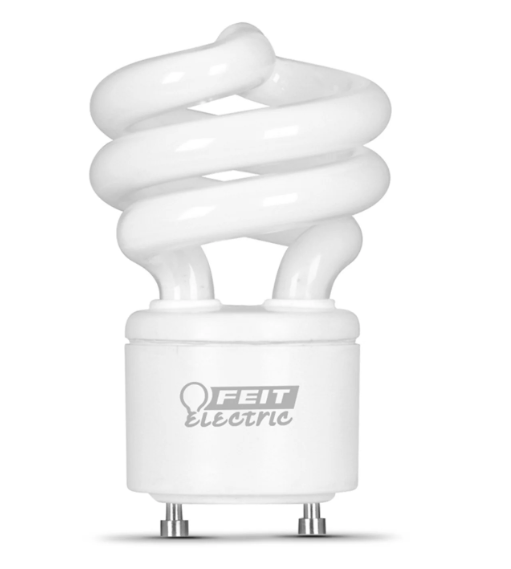 Feit Electric BPESL13T/GU24/41K 13W (60W Replacement) Cool White (4100K) E26 Twist Non-Dimmable CFL Light Bulb Color Temperature 4100K, Wattage 13W, Voltage 120V