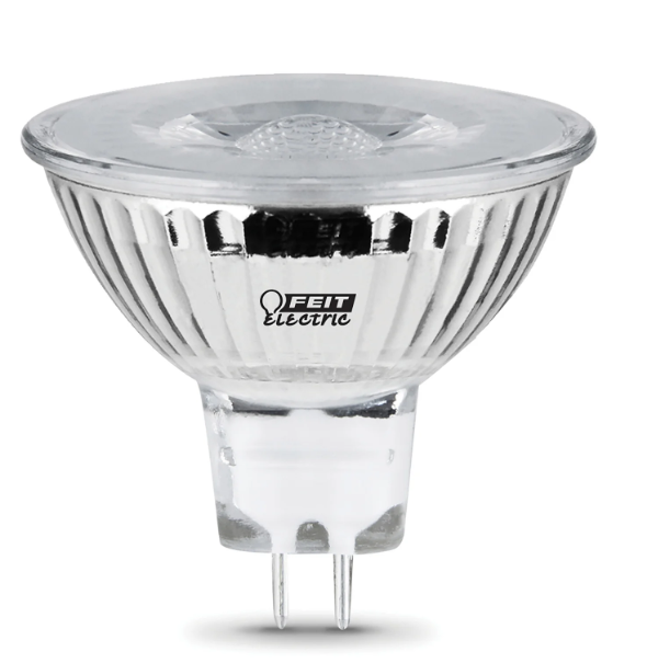 Feit Electric BPEXN/930CA 6.6W (50W Replacement) GU5.3 Base MR16 Reflector LED, Bright White (3000K)