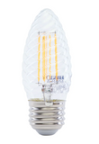 Feit Electric BPF1560/827/FILED 60 Watt Replacement Soft White Clear F15 Dimmable LED Post Lantern Bulb