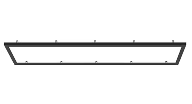 EnvisionLED BPL-1X4-TRIM-BL 1x4 LED Panel: Backlit-Line Black Trim