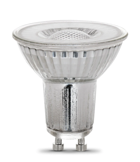 Feit Electric BPMR16GU10500930CA/3 50W Replacement Bright White MR16 GU10 Dimmable LED Enhance Mini Reflector, Color Temperature 3000K, Wattage 6W, Voltage 120V - 3 Pack