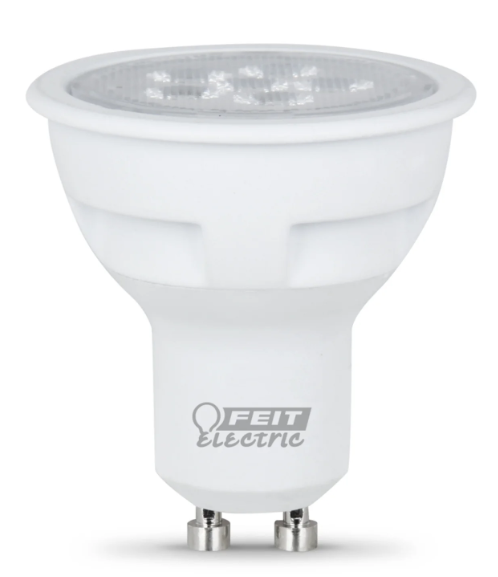 Feit Electric BPMR16/GU10/800/LED 75 W Replacement Warm White MR16 Dimmable Reflector LED Light Bulb Color Temperature 3000K, Wattage 9W, Voltage 120V Pack 1