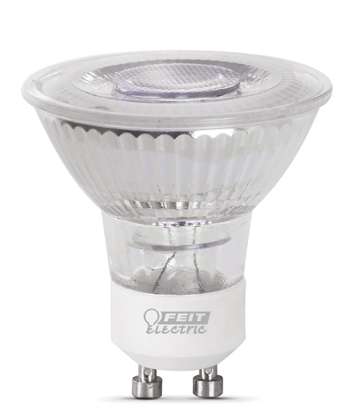 Feit Electric BPMR16/GU10/930CA/3 35W ReplacementMR16 Dimmable Enhance Reflector LED Light Color Temperature 3000K, Wattage 4W, Voltage 120V Pack 3