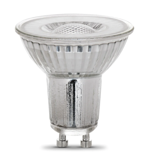 Feit Electric BPMR16GU10/500/950CA 50W Replacement MR16 GU10 Base Dimmable Enhance Reflector LED Light, Color Temperature 5000K, Wattage 6W, Voltage 120V