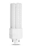 Feit Electric BPPLT26E827LEDG2HDRP 26W Equivalent Soft White GX24q-3 Base Triple Tube PL LED Light Bulb, Color Temperature 2700K, Wattage 10W 6 Pack