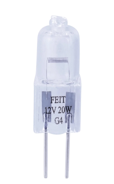 Feit Electric BPQ20T3/CAN 20W Warm White Dimmable T3 Light Bulb Color Temperature 3000K, Wattage 20W, Voltage 12V Pack 1