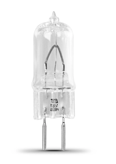 Feit Electric BPQ35T4/RP 35W Warm White (3000K) GY6.35 Base (T4 Replacement) Dimmable Clear Quartz Halogen Light Bulb Color Temperature 3000K, Wattage 35W, Voltage 12V Pack 1