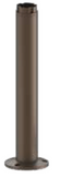 Westgate BPS-BASE-5FT Flood Light Bollard Pole System 5FT Base W/ Anchor Bolts, Base Cover, & Top Cap